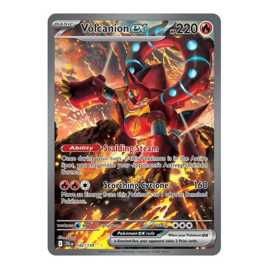 Volcanion ex - 182/159 (JTG) #182/159 Special Illustration Rare (Holofoil Near Mint) SV09: Journey Together Pokemon: 2025