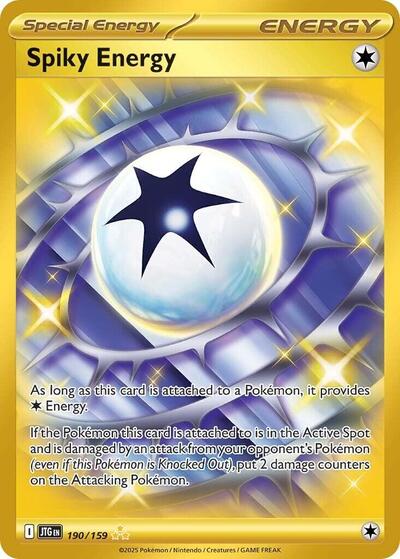 Spiky Energy 190 159 (JTG) #190/159 Hyper Rare (Holofoil Near Mint) SV09: Journey Together Pokemon: 2025