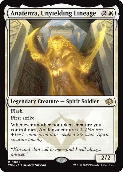 Anafenza Unyielding Lineage (TDM) #2 Rare (Lightly Played) Tarkir: Dragonstorm Magic: The Gathering: 2025