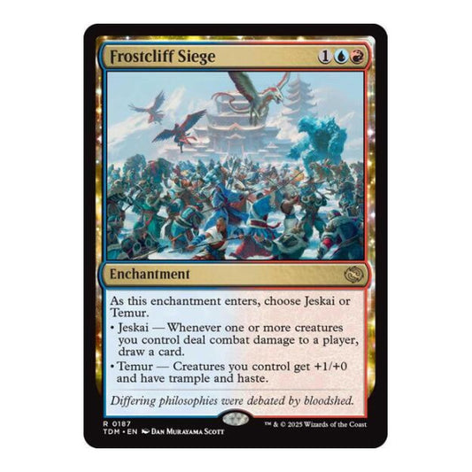 Frostcliff Siege (TDM) #187 Rare Tarkir: Dragonstorm Magic: The Gathering: 2025