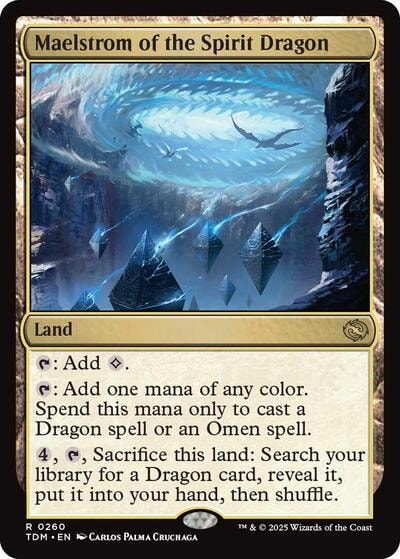 Maelstrom of the Spirit Dragon (TDM) #260 Rare Tarkir: Dragonstorm Magic: The Gathering: 2025