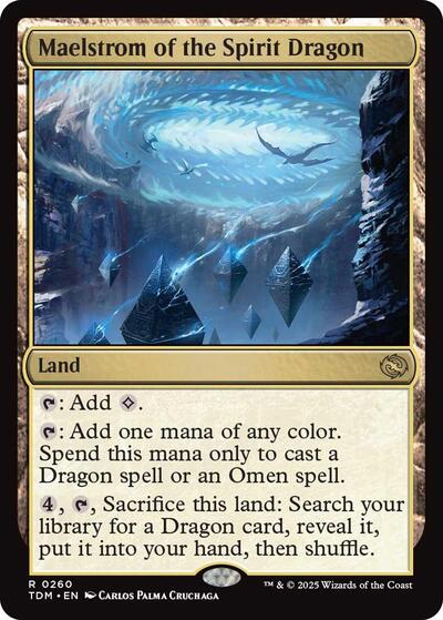 Maelstrom of the Spirit Dragon (TDM) #260 Rare (Near Mint) Tarkir: Dragonstorm Magic: 2025