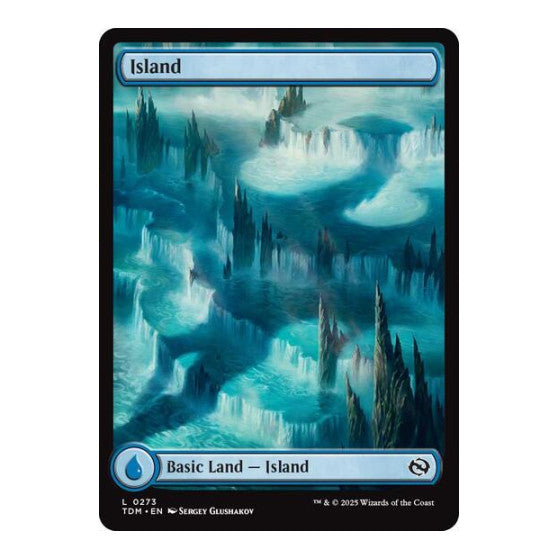 Island (0273) (TDM) #273 Land Tarkir: Dragonstorm Magic: The Gathering: 2025