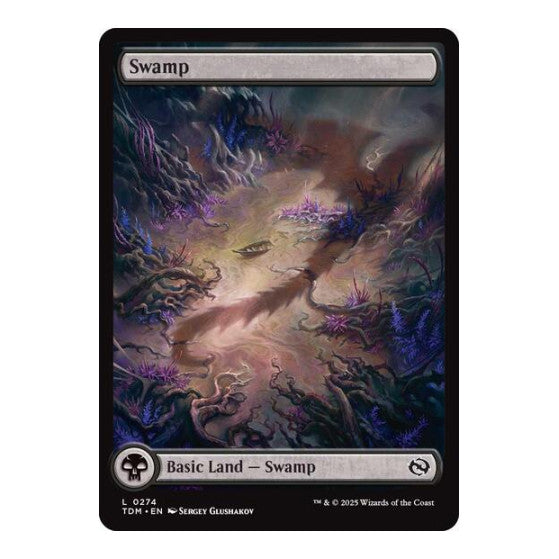 Swamp (0274) (TDM) #274 Land (Foil Near Mint) Tarkir: Dragonstorm Magic: The Gathering: 2025