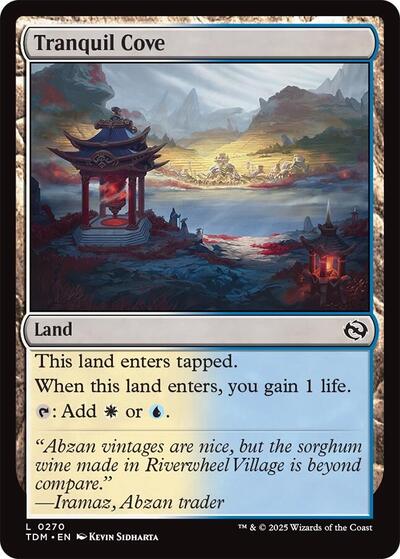Tranquil Cove (TDM) #270 Land Tarkir: Dragonstorm Magic: The Gathering: 2025