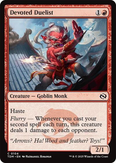 Devoted Duelist (TDM) #104 Common Tarkir: Dragonstorm Magic: The Gathering: 2025