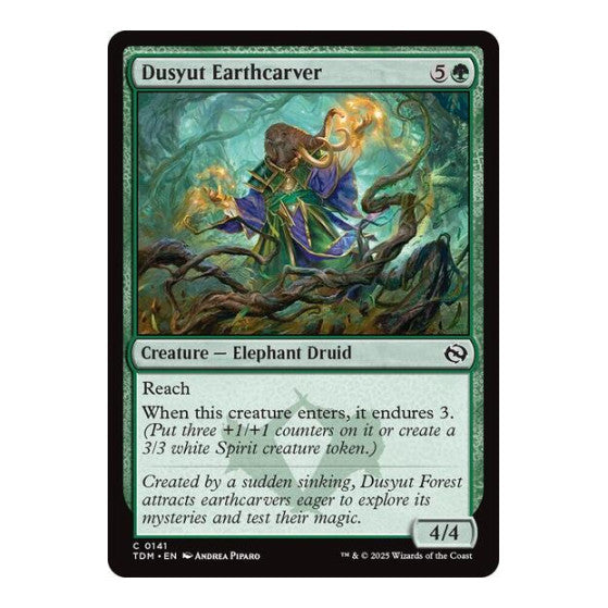 Dusyut Earthcarver (TDM) #141 Common Tarkir: Dragonstorm Magic: The Gathering: 2025