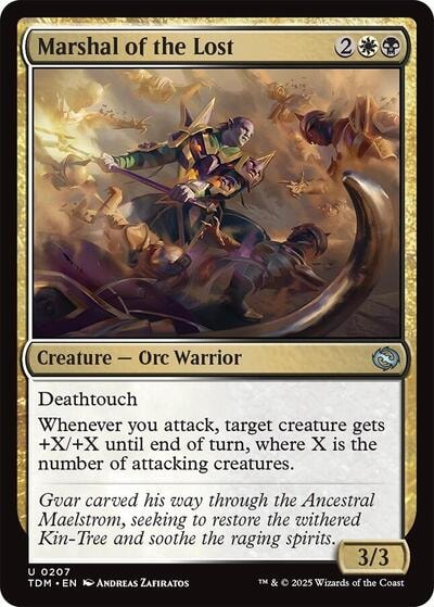 Marshal of the Lost (TDM) #207 Uncommon (Lightly Played) Tarkir: Dragonstorm Magic: The Gathering: 2025