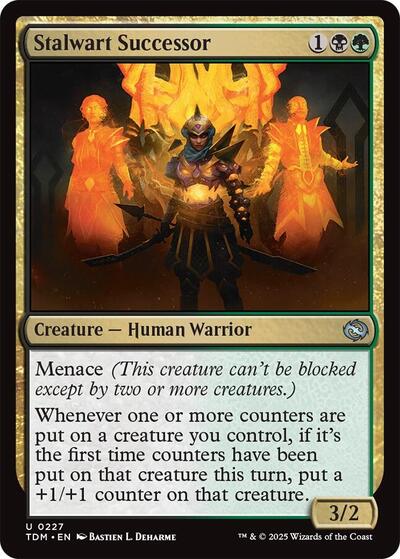 Stalwart Successor (TDM) #227 Uncommon (Lightly Played) Tarkir: Dragonstorm Magic: 2025