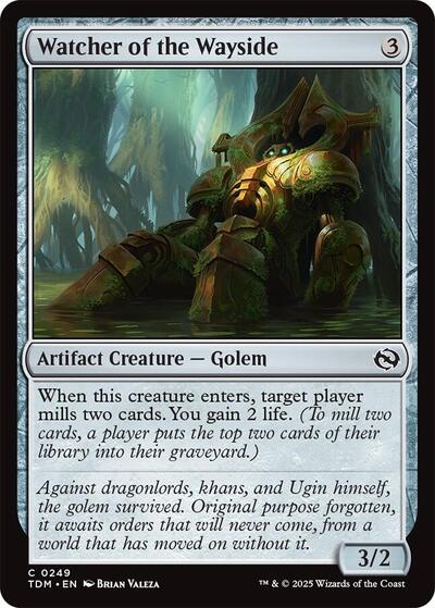 Watcher of the Wayside (TDM) #249 Common (Lightly Played) Tarkir: Dragonstorm Magic: The Gathering: 2025