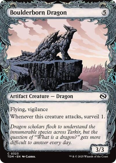 Boulderborn Dragon Showcase (TDM) #323 Common (Lightly Played) Tarkir: Dragonstorm Magic: The Gathering: 2025