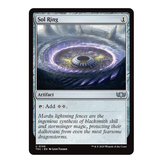 Sol Ring (TDC) #106 Uncommon (Near Mint) Commander: Tarkir: Dragonstorm Magic: The Gathering: 2025