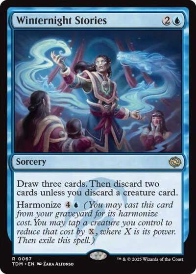 Winternight Stories (TDM) #67 Rare (Near Mint) Tarkir: Dragonstorm Magic: The Gathering: 2025