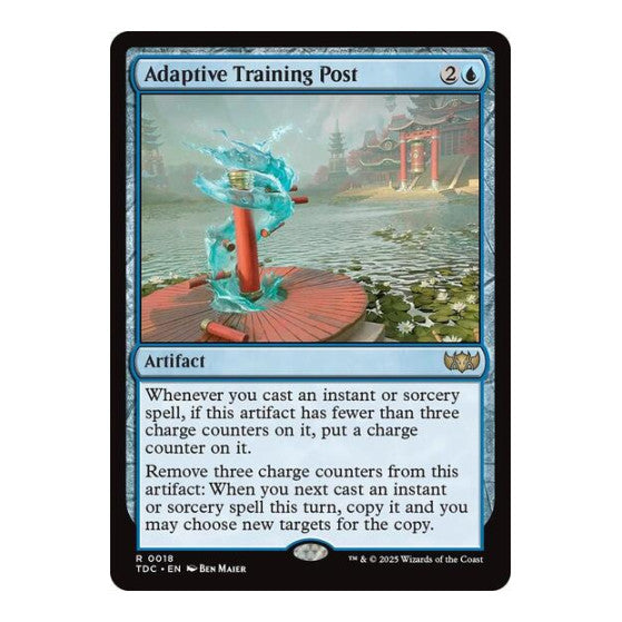 Adaptive Training Post (TDC) #18 Rare (Lightly Played) Commander: Tarkir: Dragonstorm Magic: The Gathering: 2025