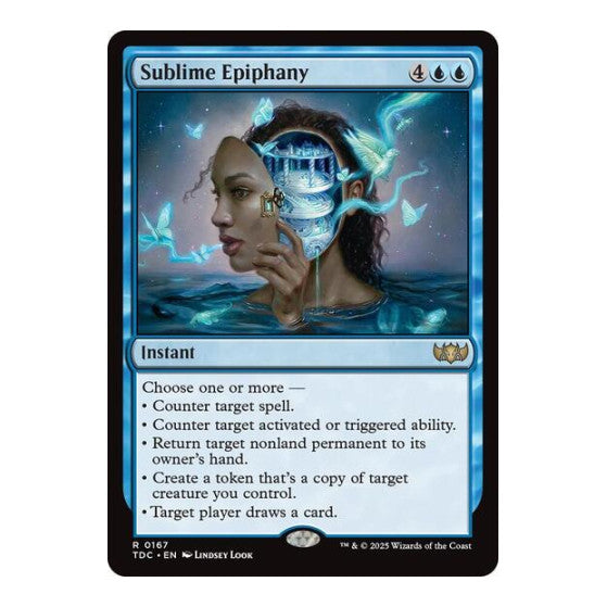 Sublime Epiphany (TDC) #167 Rare (Lightly Played) Commander: Tarkir: Dragonstorm Magic: The Gathering: 2025