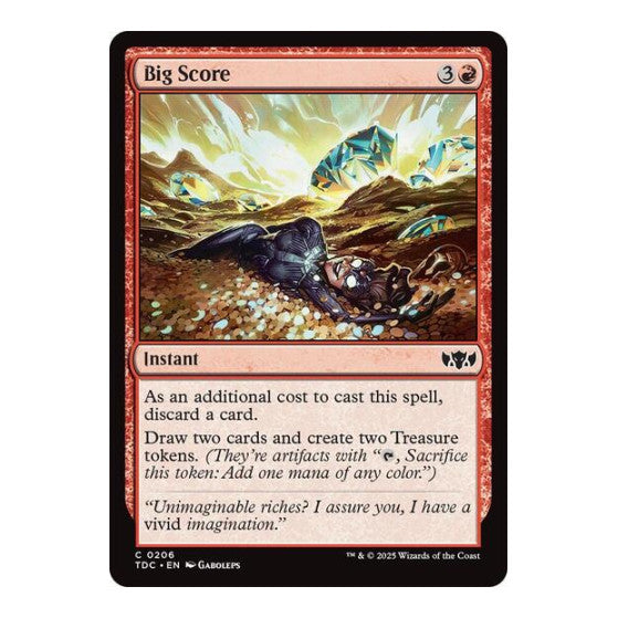 Big Score (TDC) #206 Common (Lightly Played) Commander: Tarkir: Dragonstorm Magic: The Gathering: 2025