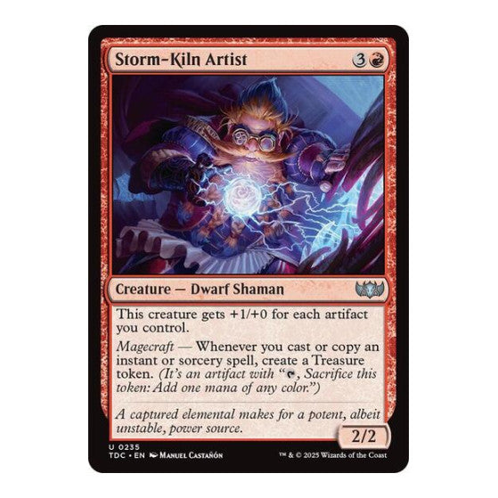 Storm-Kiln Artist (TDC) #235 Uncommon (Lightly Played) Commander: Tarkir: Dragonstorm Magic: The Gathering: 2025