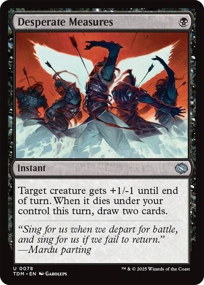 Desperate Measures (TDM) #78 Uncommon (Lightly Played) Tarkir: Dragonstorm Magic: The Gathering: 2025