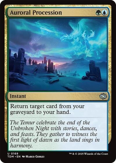 Auroral Procession (TDM) #169 Uncommon (Lightly Played) Tarkir: Dragonstorm Magic: The Gathering: 2025