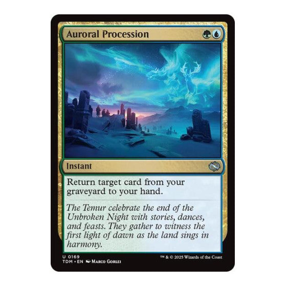 Auroral Procession (TDM) #169 Uncommon (Lightly Played) Tarkir: Dragonstorm Magic: The Gathering: 2025