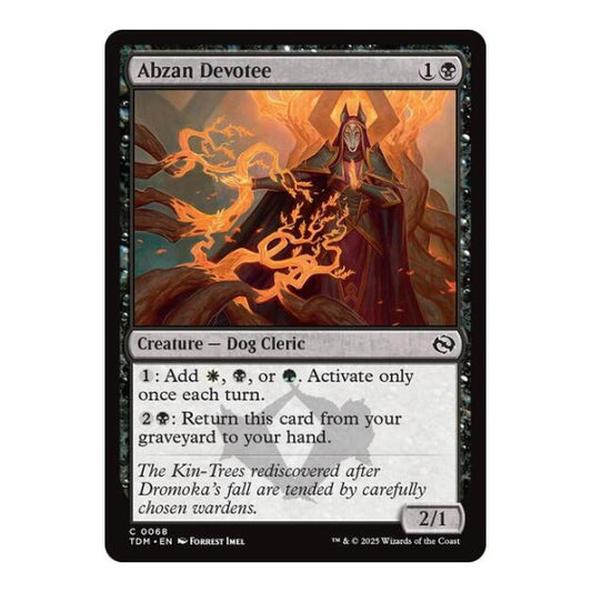 Abzan Devotee (TDM) #68 Common Tarkir: Dragonstorm Magic: The Gathering: 2025