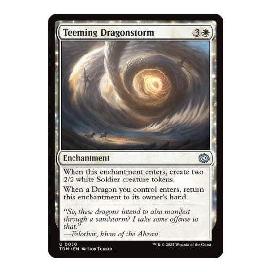 Teeming Dragonstorm (TDM) #30 Uncommon Tarkir: Dragonstorm Magic: The Gathering: 2025