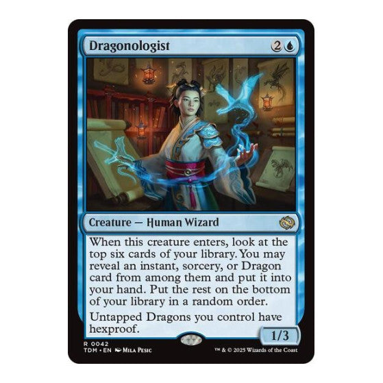 Dragonologist (TDM) #42 Rare Tarkir: Dragonstorm Magic: The Gathering: 2025