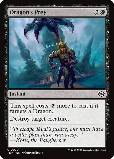 2025 Magic: Tarkir: Dragonstorm (TDM) - Dragons Prey (#79, Common)