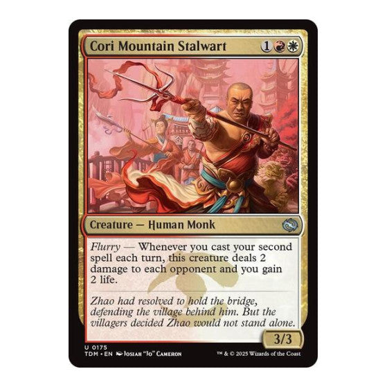 Cori Mountain Stalwart (TDM) #175 Uncommon Tarkir: Dragonstorm Magic: The Gathering: 2025