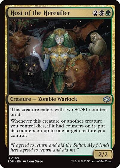 Host of the Hereafter (TDM) #193 Uncommon (Foil Near Mint) Tarkir: Dragonstorm Magic: The Gathering: 2025