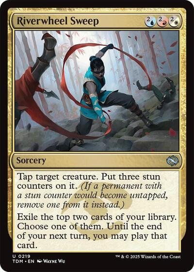Riverwheel Sweep (TDM) #219 Uncommon Tarkir: Dragonstorm Magic: The Gathering: 2025