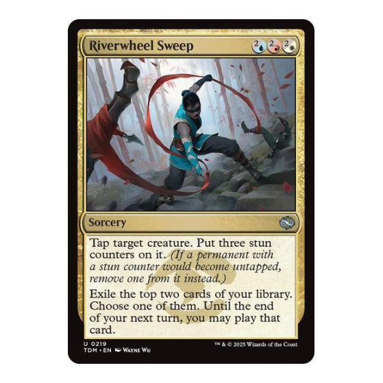 Riverwheel Sweep (TDM) #219 Uncommon Tarkir: Dragonstorm Magic: The Gathering: 2025