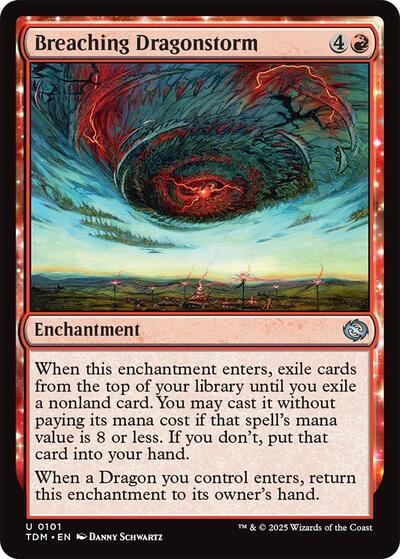 Breaching Dragonstorm (TDM) #101 Uncommon (Lightly Played) Tarkir: Dragonstorm Magic: The Gathering: 2025