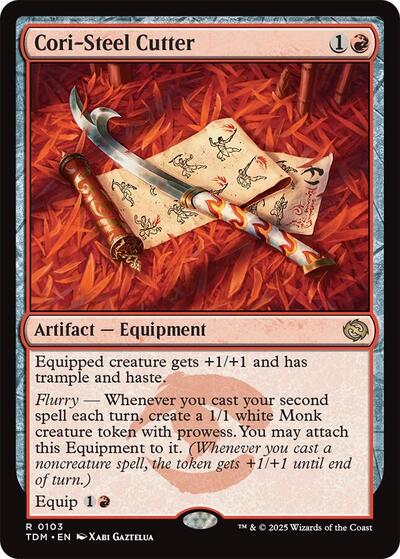 Cori Steel Cutter (TDM) #103 Rare (Lightly Played) Tarkir: Dragonstorm Magic: The Gathering: 2025