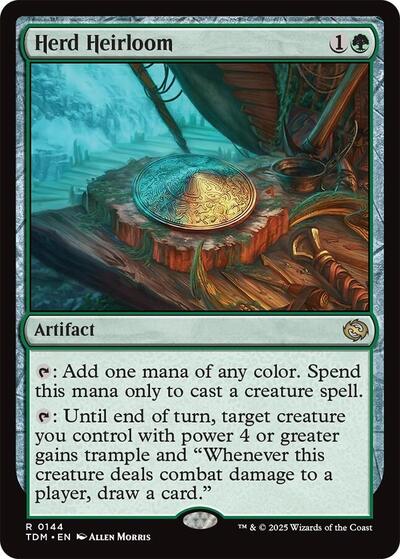 Herd Heirloom (TDM) #144 Rare (Near Mint) Tarkir: Dragonstorm Magic: The Gathering: 2025