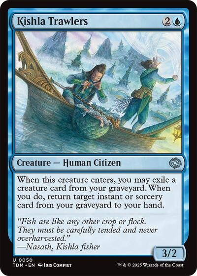 Kishla Trawlers (TDM) #50 Uncommon (Lightly Played) Tarkir: Dragonstorm Magic: The Gathering: 2025