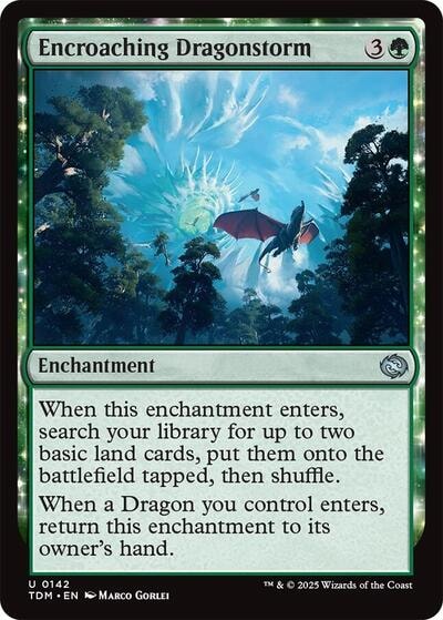 Encroaching Dragonstorm (TDM) #142 Uncommon (Lightly Played) Tarkir: Dragonstorm Magic: The Gathering: 2025