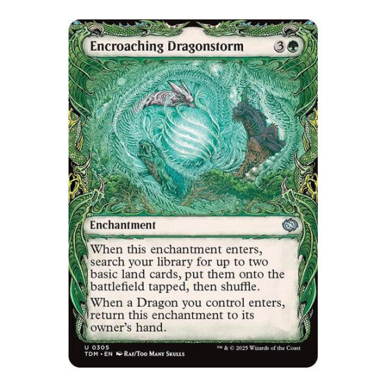 Encroaching Dragonstorm (Showcase) (TDM) #305 Uncommon (Lightly Played) Tarkir: Dragonstorm Magic: The Gathering: 2025