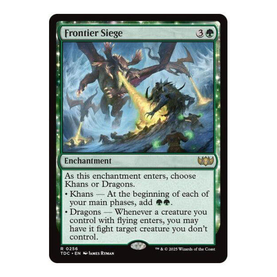 Frontier Siege (TDC) #256 Rare (Lightly Played) Commander: Tarkir: Dragonstorm Magic: The Gathering: 2025