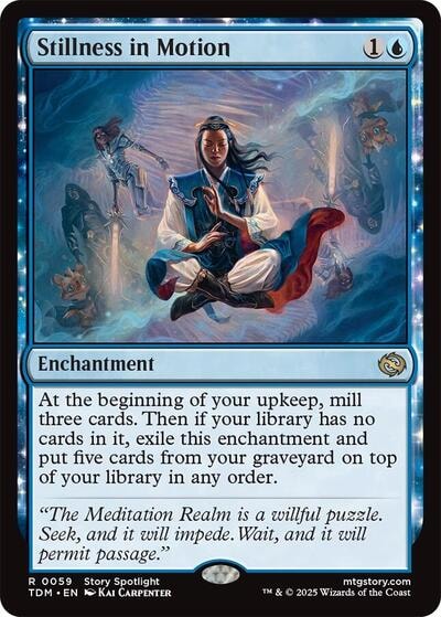 Stillness in Motion (TDM) #59 Rare (Lightly Played) Tarkir: Dragonstorm Magic: The Gathering: 2025
