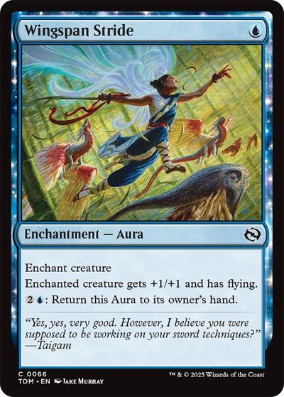 Wingspan Stride (TDM) #66 Common Tarkir: Dragonstorm Magic: The Gathering: 2025