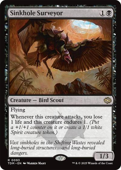 Sinkhole Surveyor (TDM) #93 Rare (Lightly Played) Tarkir: Dragonstorm Magic: 2025