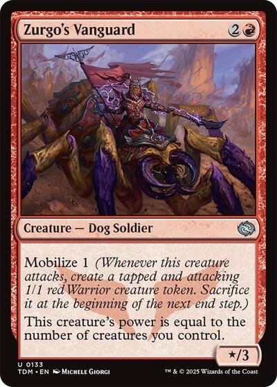 Zurgos Vanguard (TDM) #133 Uncommon (Lightly Played) Tarkir: Dragonstorm Magic: The Gathering: 2025