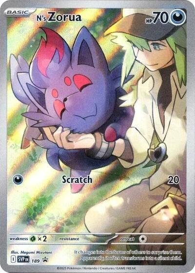 N's Zorua - 189 (SVP) #189 Promo (Holofoil Near Mint) SV: Scarlet & Violet Promo Cards Pokemon: 2023