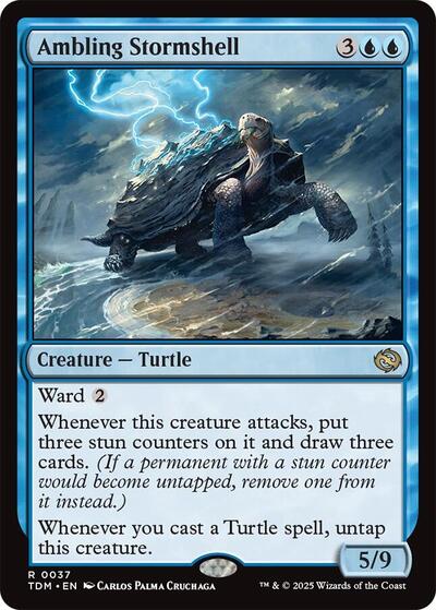Ambling Stormshell (TDM) #37 Rare Tarkir: Dragonstorm Magic: The Gathering: 2025