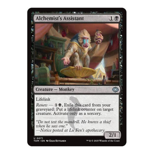 Alchemist's Assistant (TDM) #71 Uncommon Tarkir: Dragonstorm Magic: The Gathering: 2025