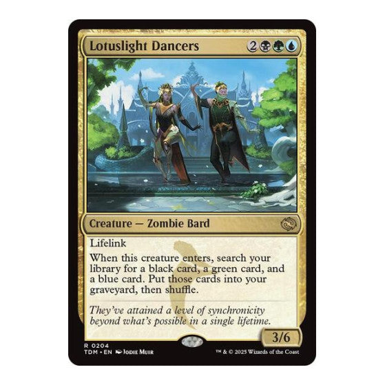 Lotuslight Dancers (TDM) #204 Rare (Lightly Played) Tarkir: Dragonstorm Magic: The Gathering: 2025
