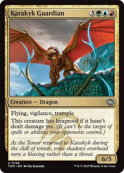 Karakyk Guardian (TDM) #198 Uncommon (Lightly Played) Tarkir: Dragonstorm Magic: The Gathering: 2025