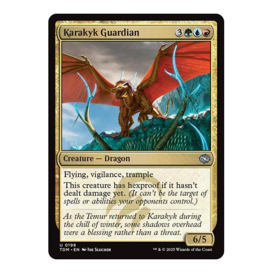 Karakyk Guardian (TDM) #198 Uncommon (Lightly Played) Tarkir: Dragonstorm Magic: The Gathering: 2025