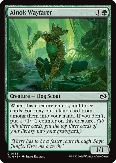 Ainok Wayfarer (TDM) #134 Common Tarkir: Dragonstorm Magic: The Gathering: 2025